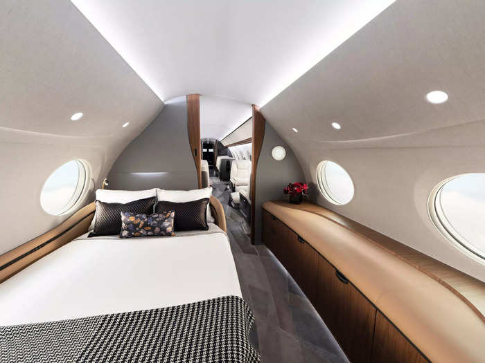 One of the most notable features of the G700 is the stateroom.