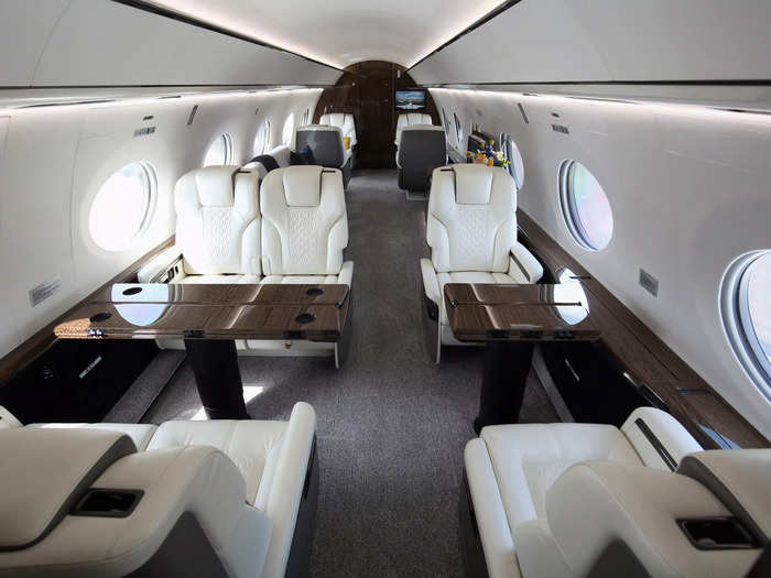 The G700 can seat up to 19 passengers, according to a specification sheet by Gulfstream. It