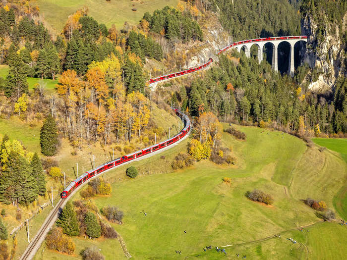 The train was operated by seven drivers, with 21 technicians also working to ensure the journey was safe. Thousands of people lined the route or waited at stations to watch the record-setting journey.