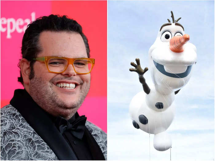 Josh Gad, known for voicing Olaf in Disney