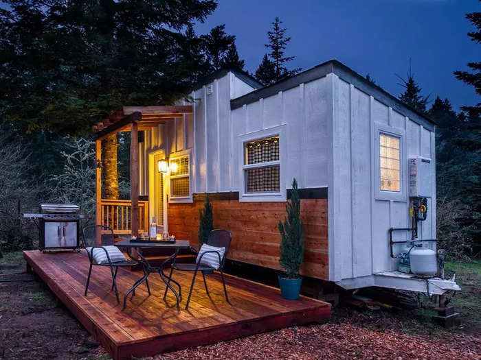 Her own tiny house was featured in the 2016 House Beautiful Magazine as one of the year