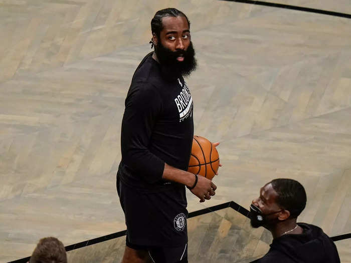 June 5, 2021: James Harden leaves Game 1 against the Bucks after tweaking his hamstring. He went on to miss Games 2, 3, and 4.