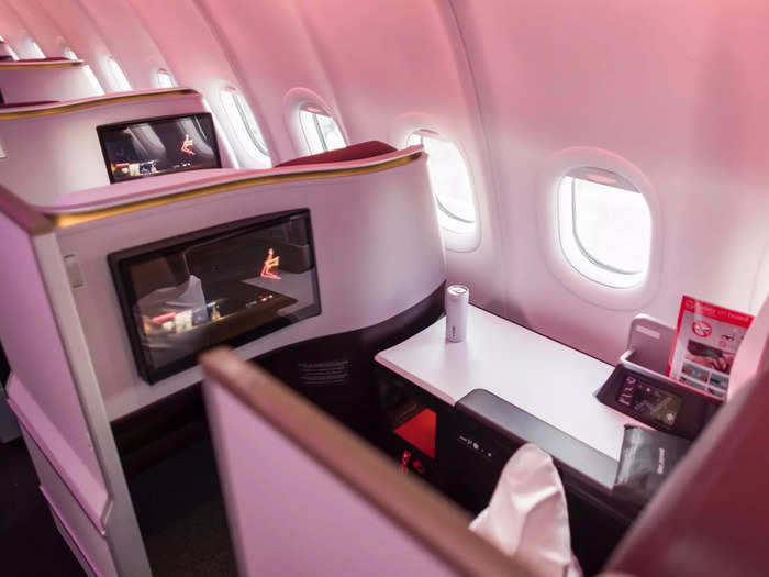 Weiss explained that the front of the plane is extremely important for Virgin, saying the company will continue to "push the envelope to remain the most-loved travel airline across the Atlantic and beyond."