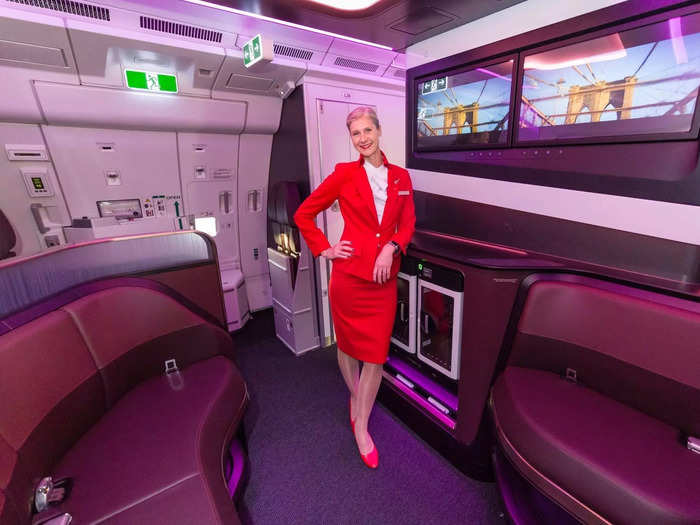 In addition to the Suite, Virgin has improved its eight-person Loft, which replaced the inflight bar in 2019 and is only available to Upper Class passengers.