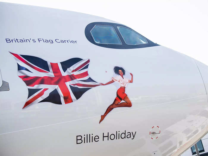 The aircraft, which was named Billie Holiday for the famous American jazz singer, will replace Virgin