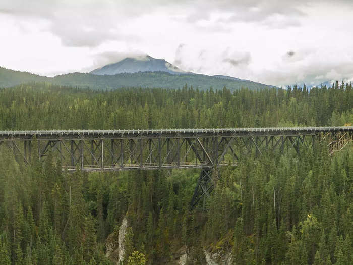 While most of our drive on McCarthy Road went smoother than I expected, I became anxious when we had to drive over a one-lane bridge, which was the scariest part of the drive.