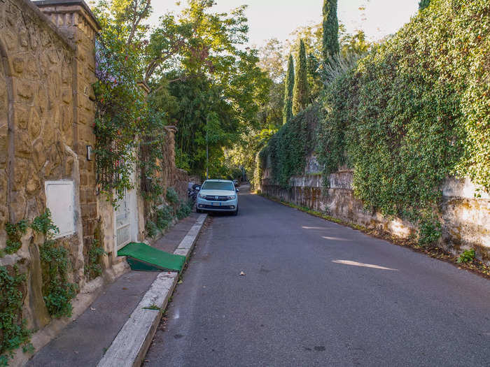 To get to the Airbnb, it was a 20-minute drive from the train station in Rome