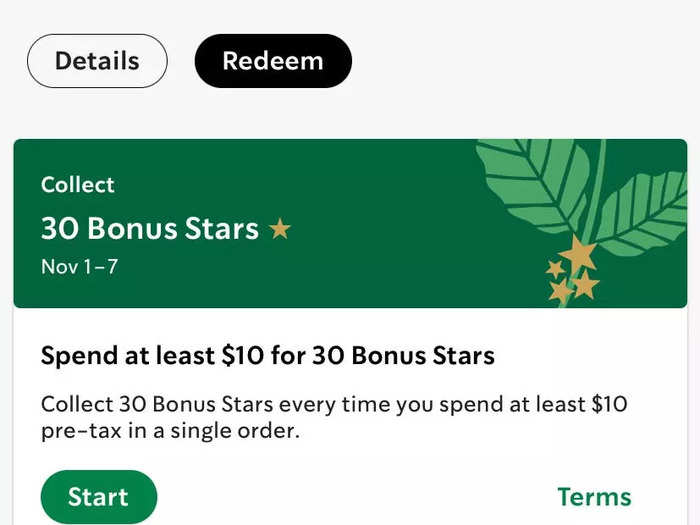 You can get those additional stars regardless of how often you visit, but at Dunkin you have to go at least 12 times in a month to access 12 points per dollar.