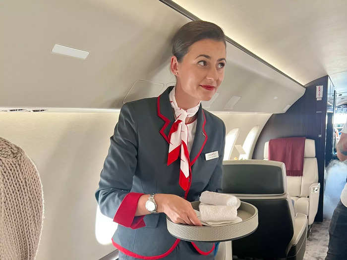 VistaJet staffs all of its aircraft with cabin hostesses who must go through rigorous training to meet the standard of the company. One cabin hostess told Insider she loves the clients and destinations she flies to.