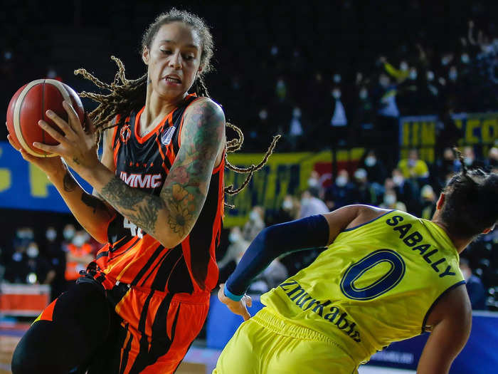 But from the following year, she played in Russia for European juggernaut UMMC Ekaterinburg.