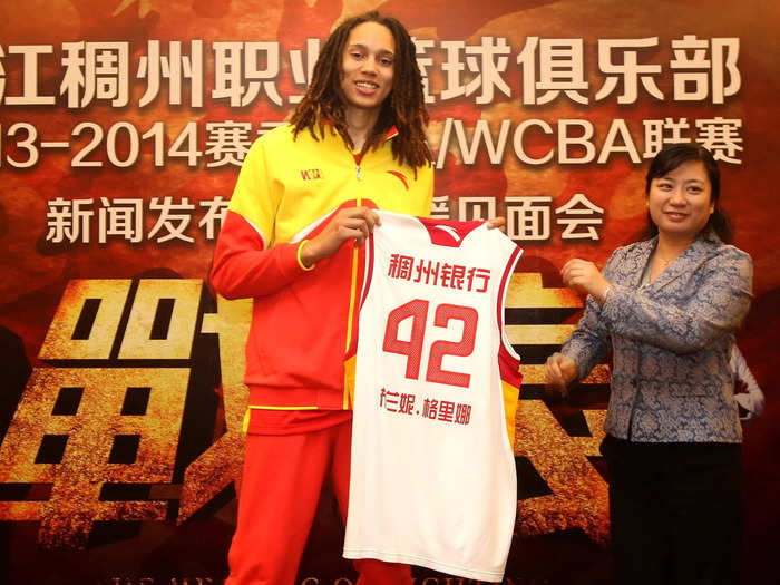 She played in China for the Zhejiang Golden Bulls after her rookie WNBA season.