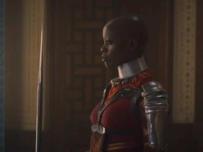 Ayo is one of the prominent members of the Dora Milaje.