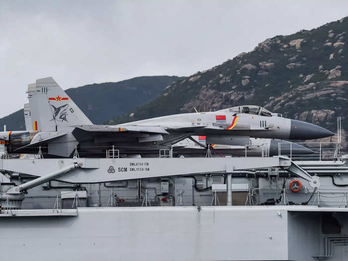 In September, Chinese state media released a video that military experts said appeared to show a J-15 warning off a US Navy Arleigh Burke-class destroyer, according to South China Morning Post.