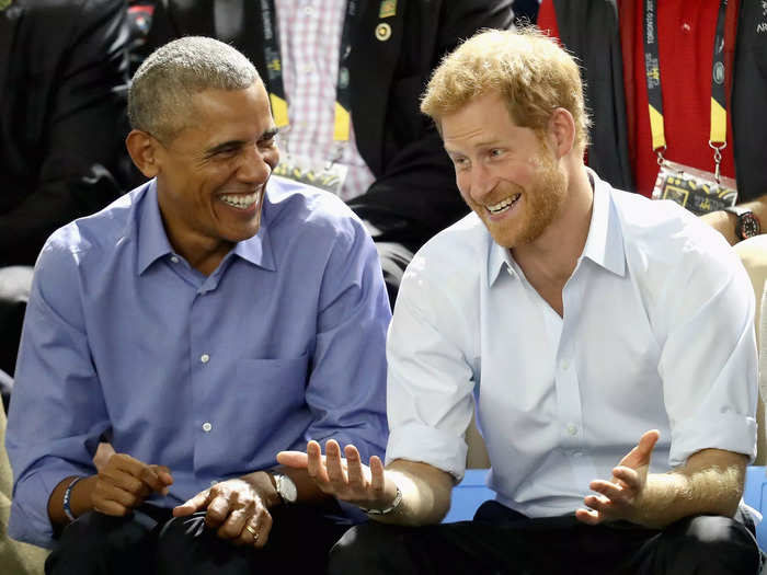 Obama remained close with Prince Harry even after his presidency ended, attending the Invictus Games in 2017.