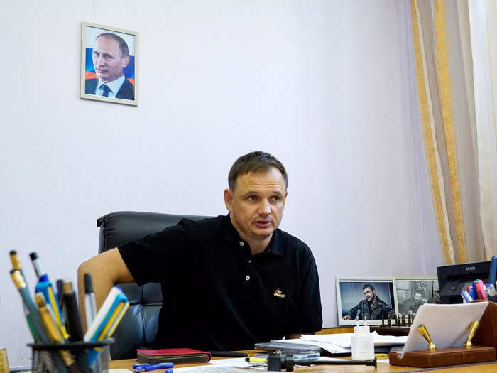 Kirill Stremousov, a pro-Russia Ukrainian politician who was installed as Putin