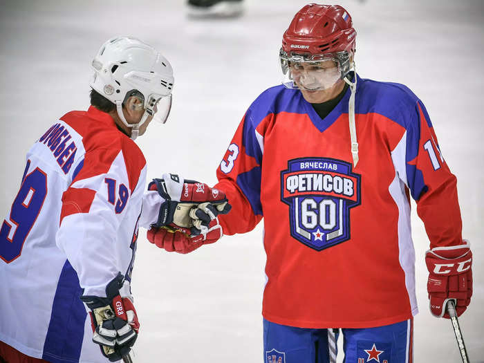 Shoigu likes to play hockey. He also enjoys carpentry and has shown some of his work to Putin.