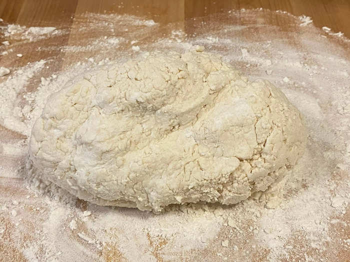 Bringing the dough together was the majority of the prep work.