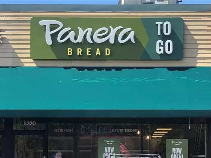 The Panera To Go concept is designed to go in "densely populated areas that cannot accommodate a dine-in bakery-cafe," Panera said, without cashiers or dining areas.