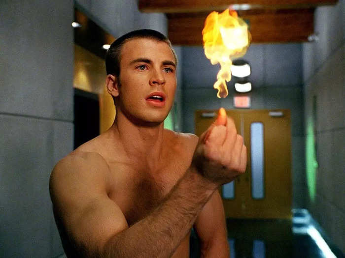 He then got us all hot under the collar when he starred as Johnny Storm in "Fantastic Four" (2005).