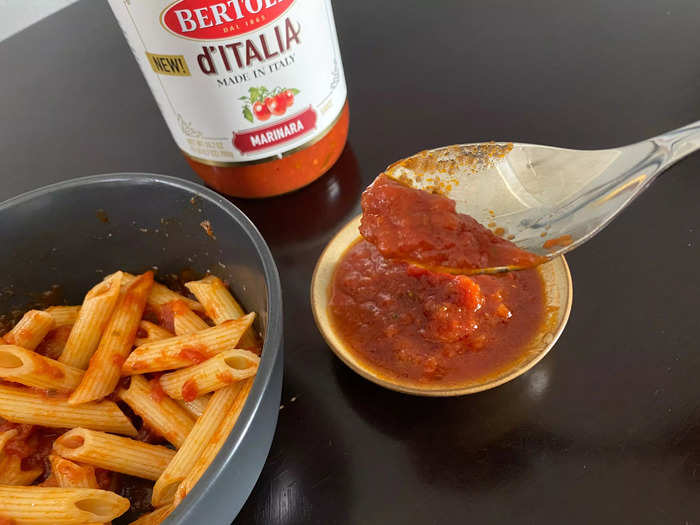 The name-brand sauce was good, but both the texture and flavor had room for improvement.