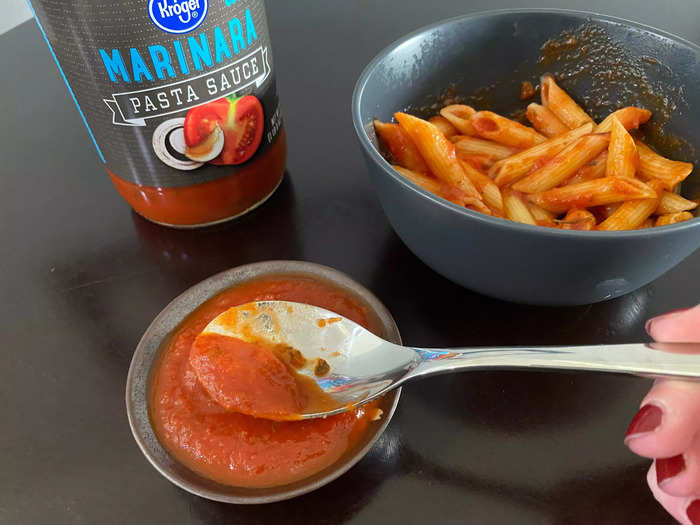 This sauce was by far the sweetest and could use some more seasoning.