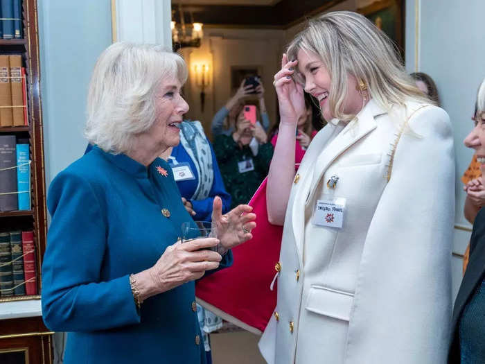 Camilla, the Queen Consort, has referenced "The Crown" when meeting stars of the show.