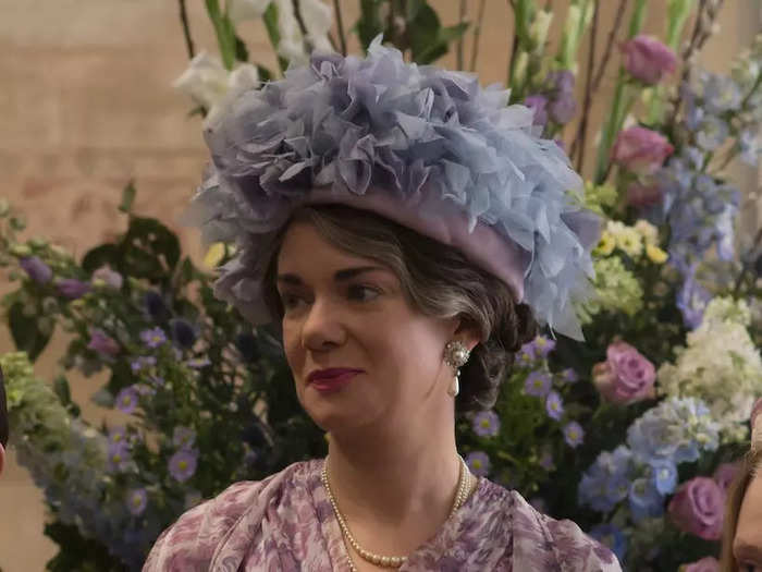 Victoria Hamilton played the Queen Mother in the first two seasons.