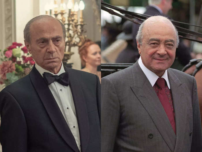 Mohamed Al-Fayed, the owner of Harrods and Dodi