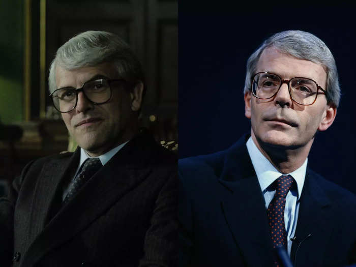 Jonny Lee Miller plays John Major, the newly appointed British Prime Minister.