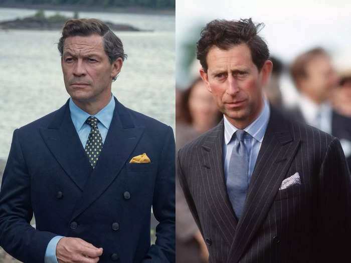 Dominic West stars as King Charles III, who was then the Prince of Wales.