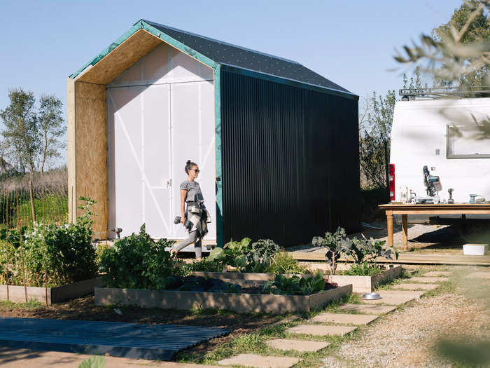 The two of them are now 90% self-sufficient, as they grow most of their food in their garden.