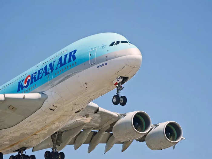 Korean Air finished second ahead of All Nippon Airways, which came in third.