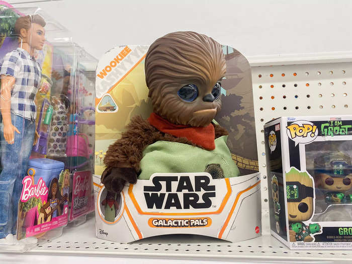 However, the Star Wars Wookie plushie was just as cute as the Baby Yoda ones I had found at Macy