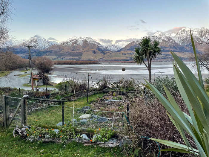 We walked from the restaurant to the tiny homes and passed a small garden, where ingredients for my upcoming dinner and breakfast would be sourced.