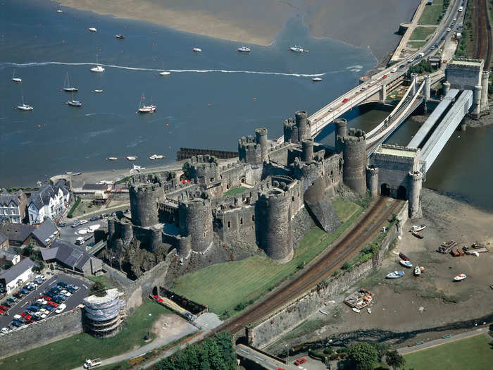 The castle, a World Heritage Site, is remarkably well preserved, containing the most intact set of medieval royal apartments in Wales.