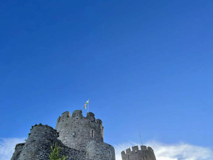 But what makes Conwy different from many towns is its medieval castle and walls encircling the center.