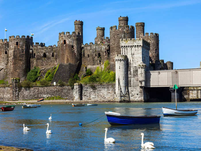 In October, I paid a visit to the small town of Conwy, located on the north Wales coast.