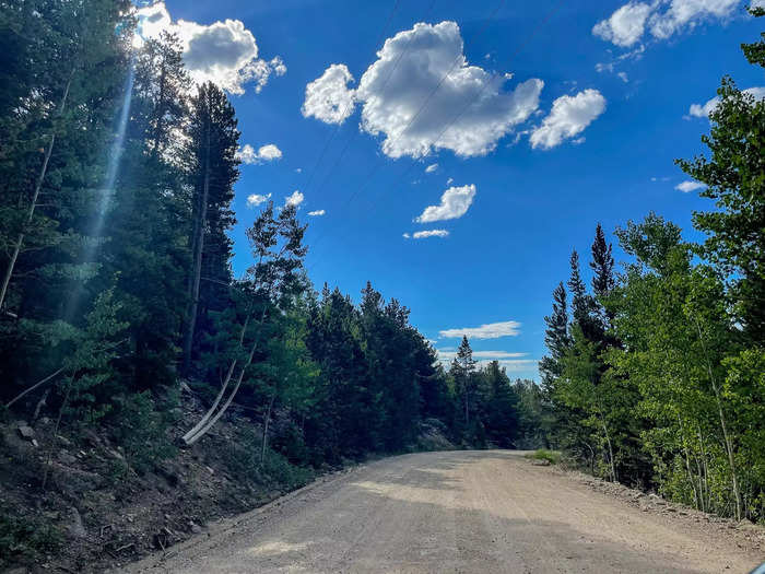 As I passed the small mountain town of Nederland, I hopped on Caribou Road and headed toward the former mining town.