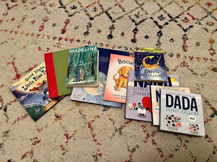 I packed nine books thinking my toddler would want variety at bedtime or to read in restaurants. Two would have been sufficient.