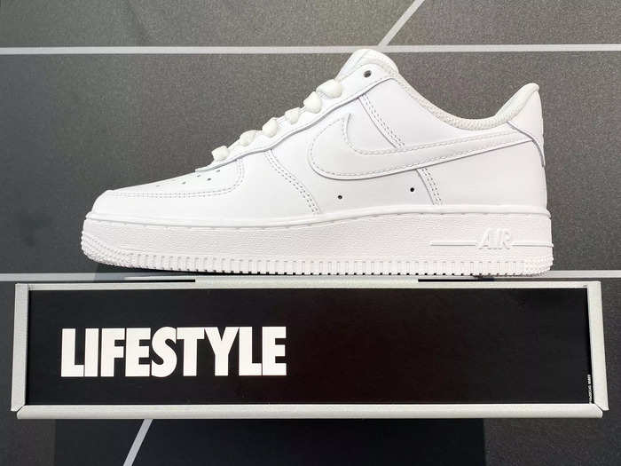 There were also plain white Air Forces for $100 for those looking for a more classic look.