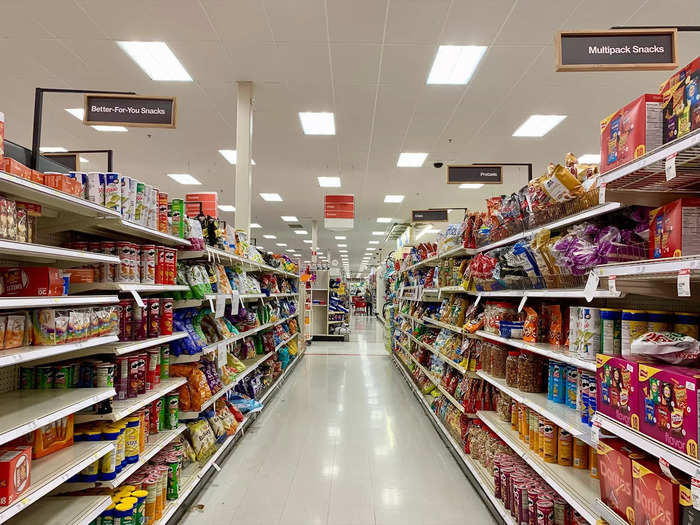 Target also has private-label brands, but they