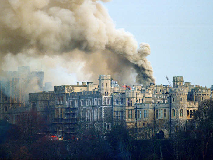 On November 20, 1992, a fire broke out at Windsor Castle, the oldest and largest occupied castle in the world.