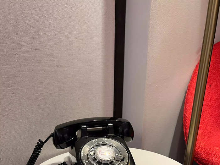 I found a rotary phone inside my room.