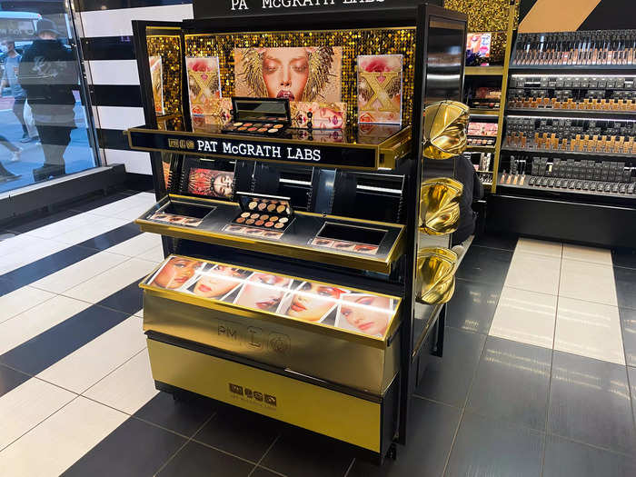 Once I was inside, my eyes were immediately drawn to the high-end makeup brands that were strategically placed at the front of the store.