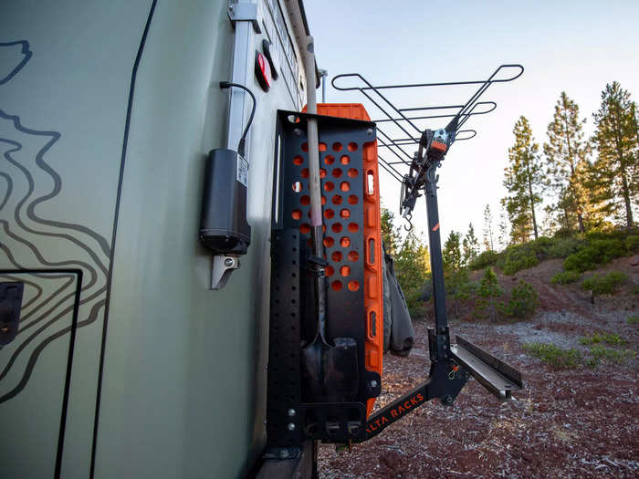 Additions like upgraded suspension systems, tow bars, and weatherproofed interiors make these tiny homes on wheels the perfect vessel for remote off-grid and off-road life.