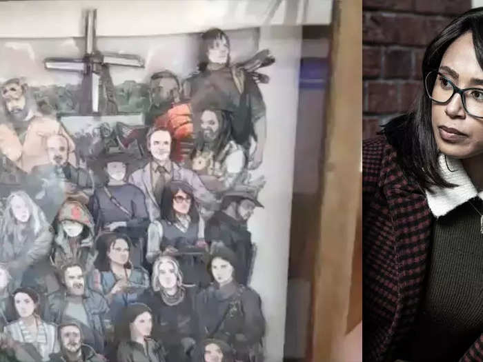 Margot Bingham, who plays Max, shared that everyone received a portrait featuring everyone.