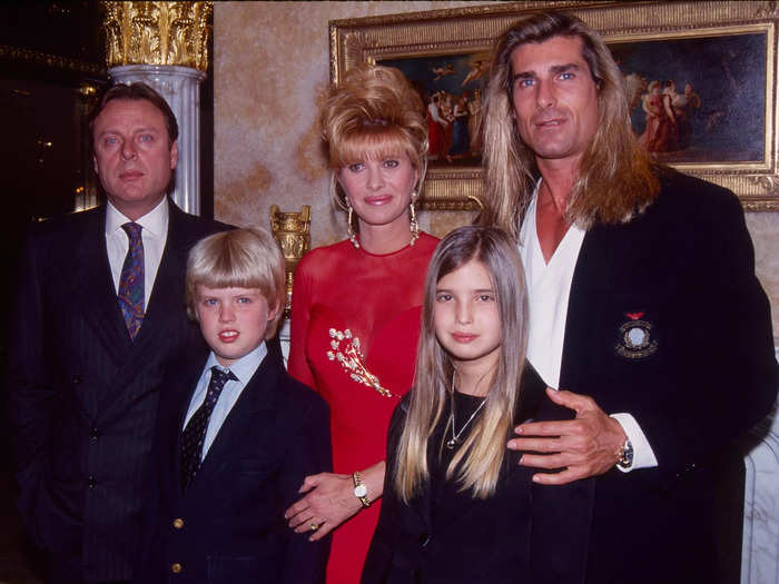 Eric and Ivanka accompanied their mother to a fundraiser in October 1993, where they met late Italian businessman Riccardo Mazzucchelli and Italian model Fabio.