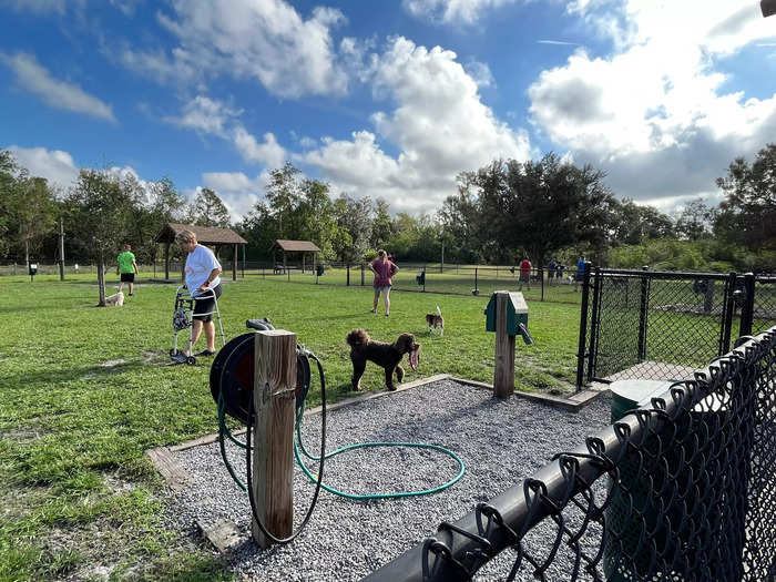 We even saw a dog park on the grounds.