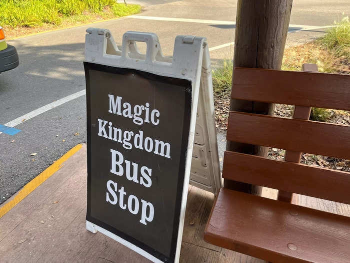 We decided to head to the Magic Kingdom, a journey that started with a bus ride.