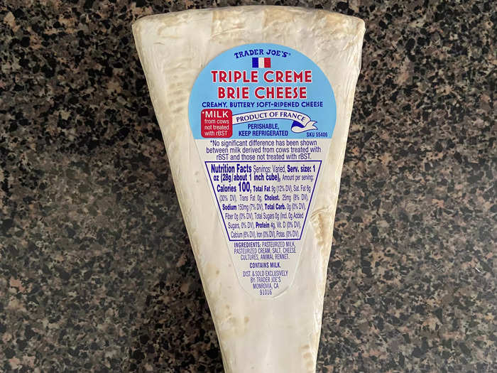 The triple-creme Brie cheese will definitely be my go-to purchase when I miss cheese from home.